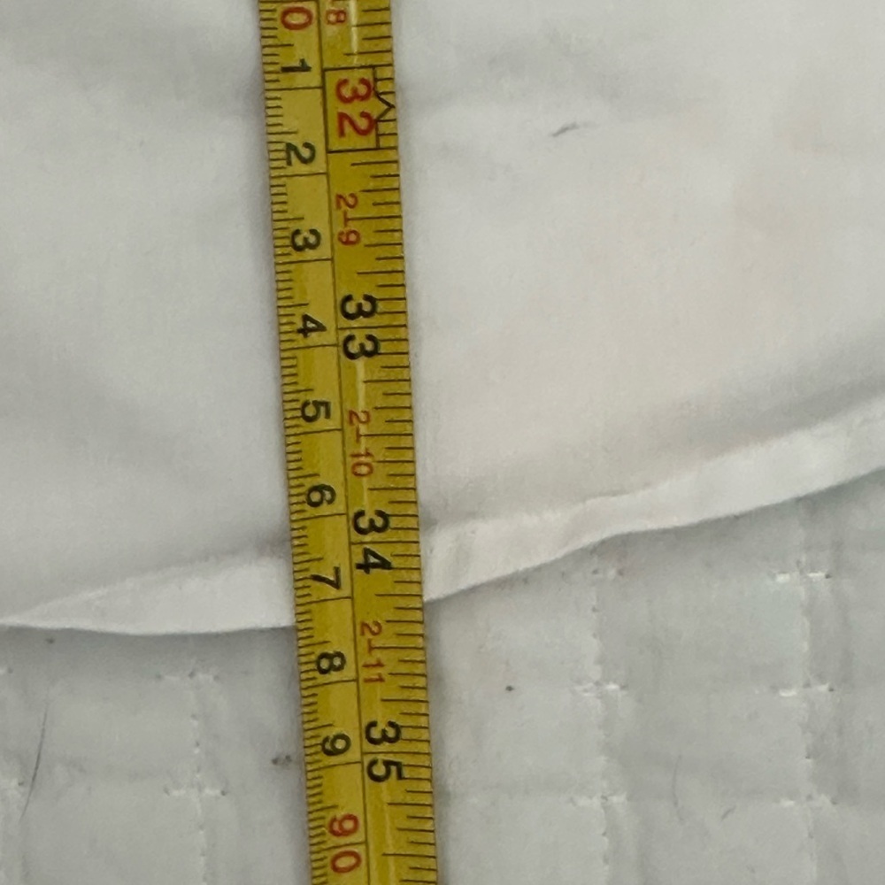 New York & Company White Puff ruffle Sleeve Button Down Shirt Dress Sz Medium - Picture 4 of 6